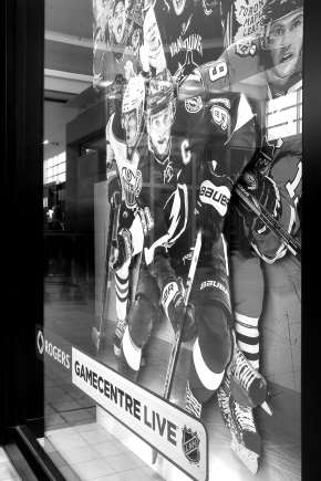 Rogers Game Centre Live black and white